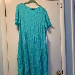 Silky cool breezy summer dress.